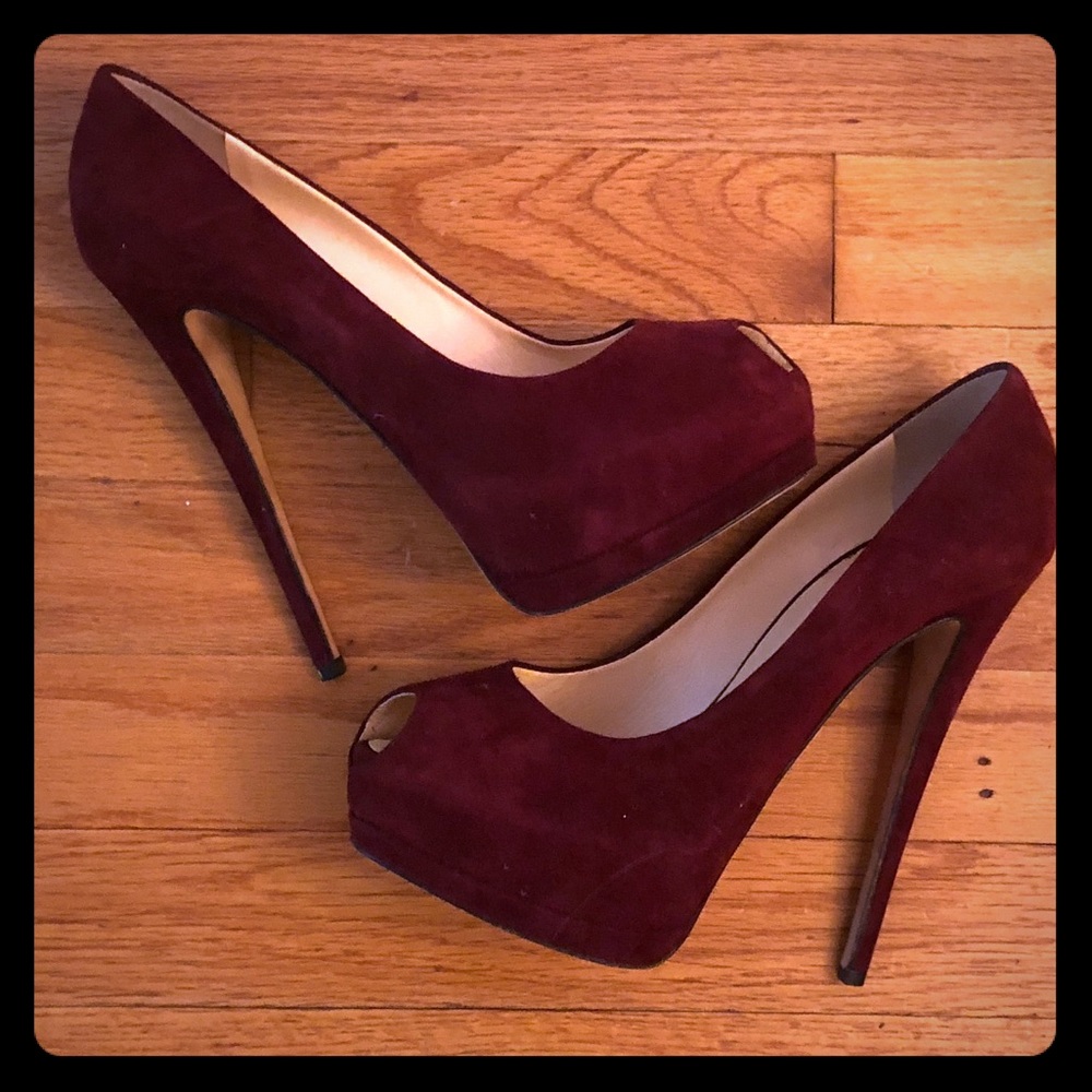 Giuseppe Zanotti Peep Toe Platforms